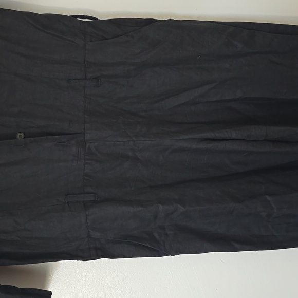 Folk Soft Collar Jumpsuit In Black - Picture 3 of 11